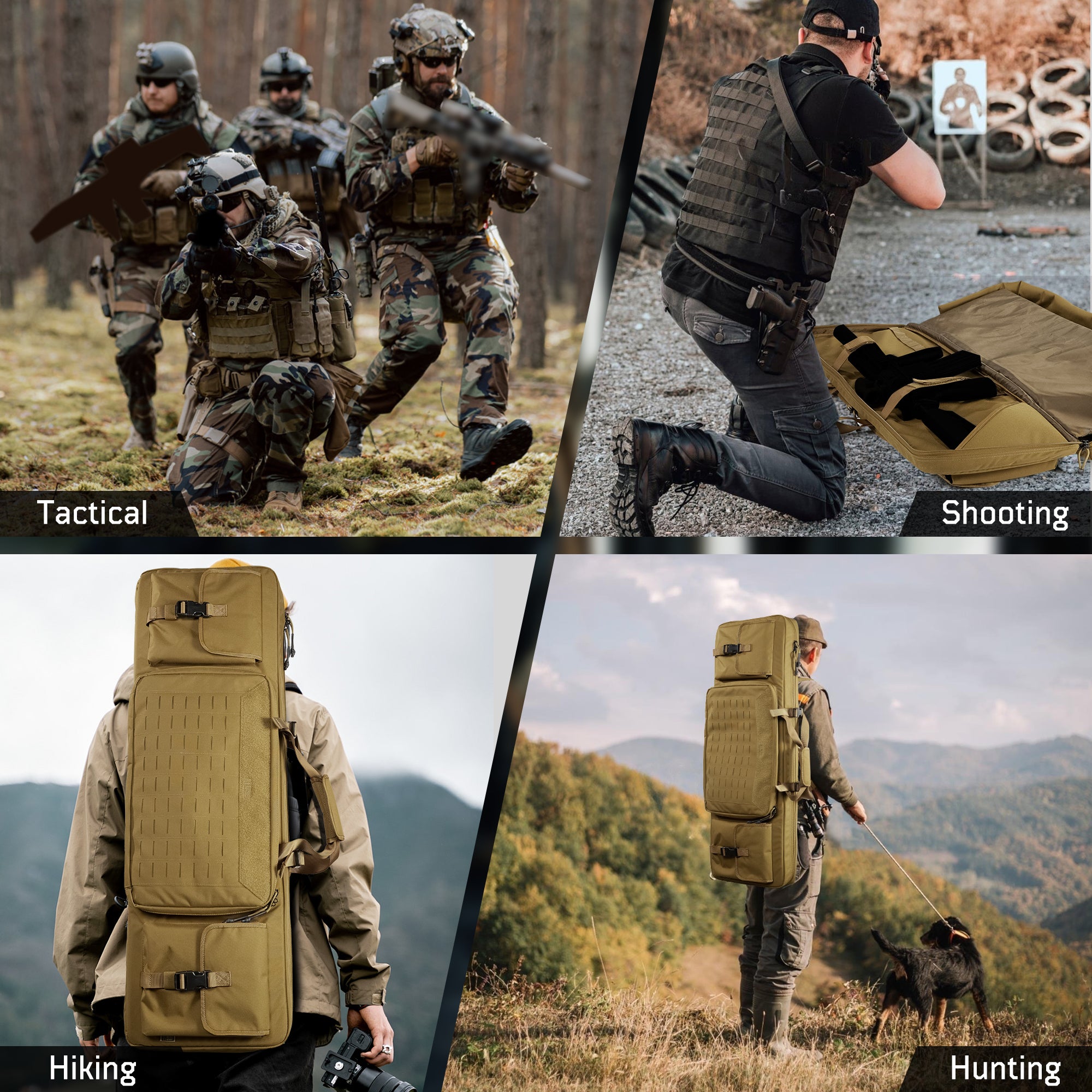 1TG Tactical Soft Rifle Case Gun Bag Backpack Rifle Bag